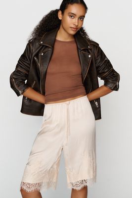 Shorts Bermuda de Encaje Heirloom LyreBird