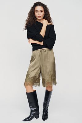 LyreBird Heirloom Lace Bermuda Shorts