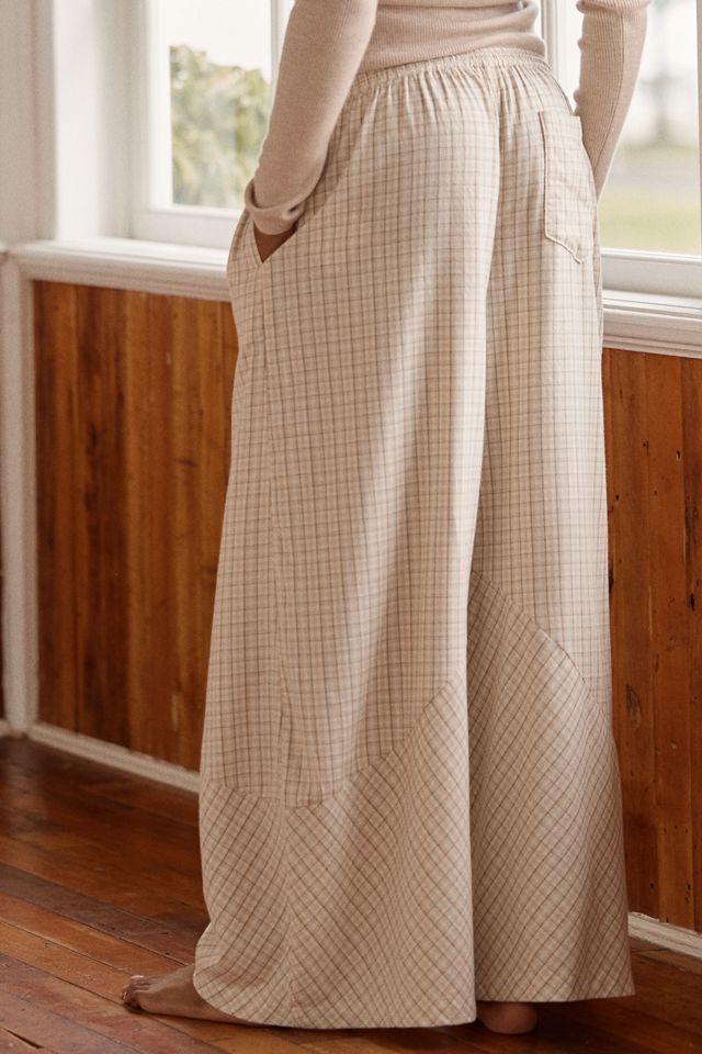 LyreBird Dramatic Barrel Flannel Trousers #2
