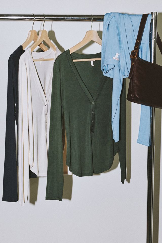 LyreBird Henley Long Sleeve Top #1