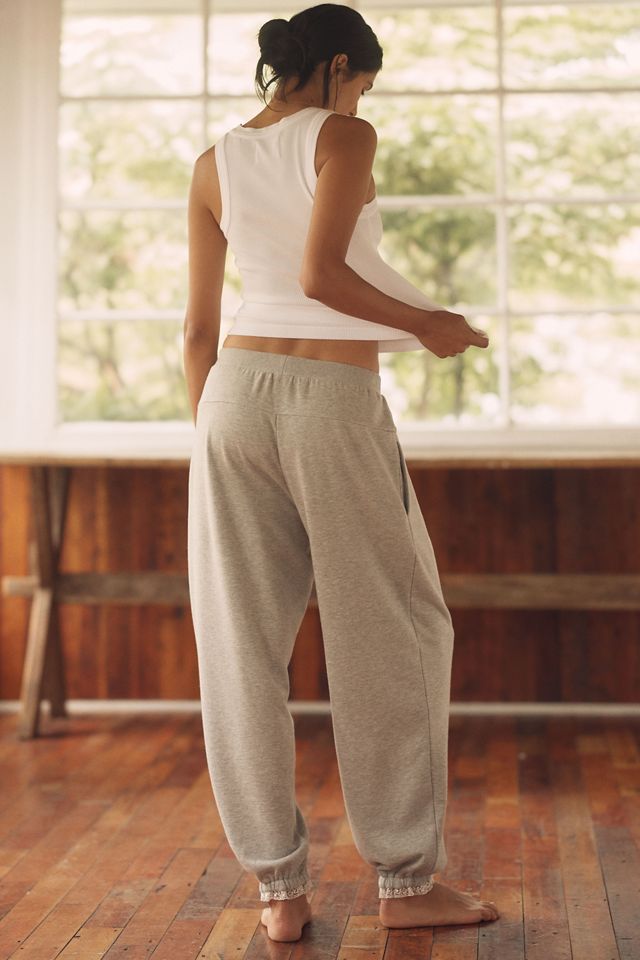 LyreBird Lace-Trim Sweatpants #3