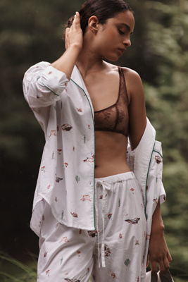 オーガニックコットン素材☆Farm Fresh Embroidered Pajama Set Farm Fresh Embroidered Pajama Set | Anthropologie