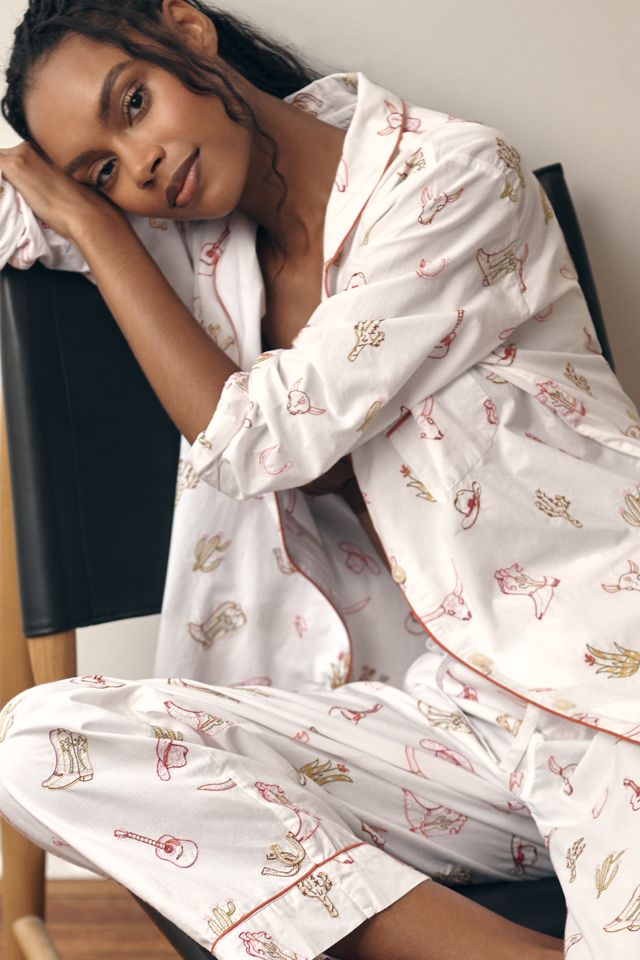 オーガニックコットン素材☆Farm Fresh Embroidered Pajama Set Farm Fresh Embroidered Pajama Set | Anthropologie