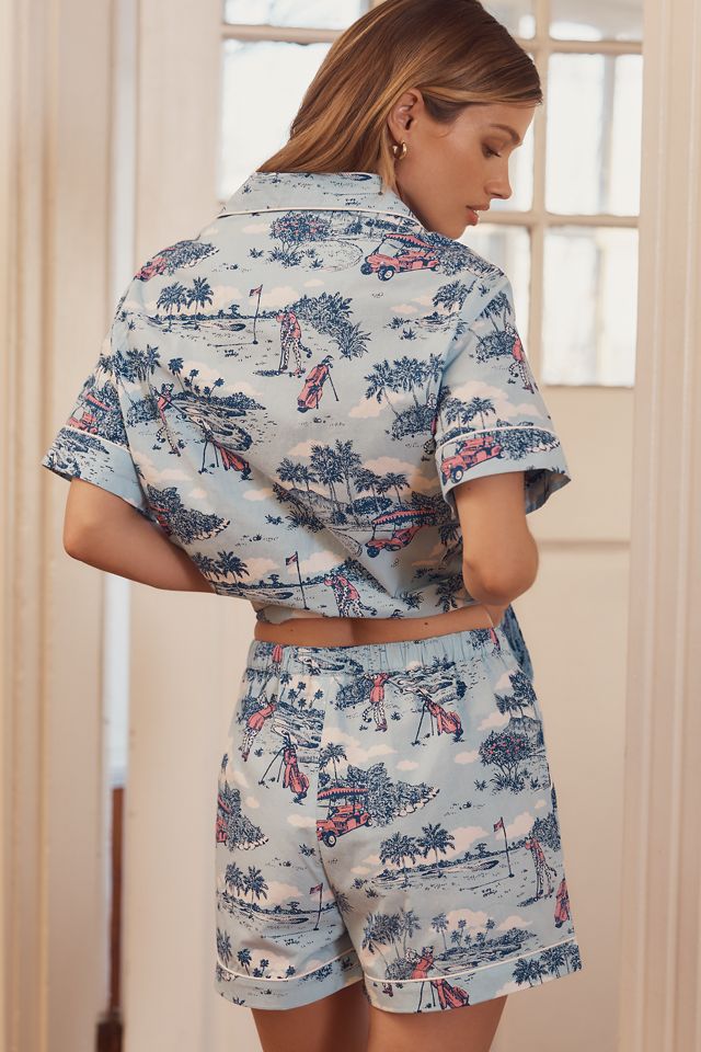 Printfresh Golf Toile Short Pajama Set #2