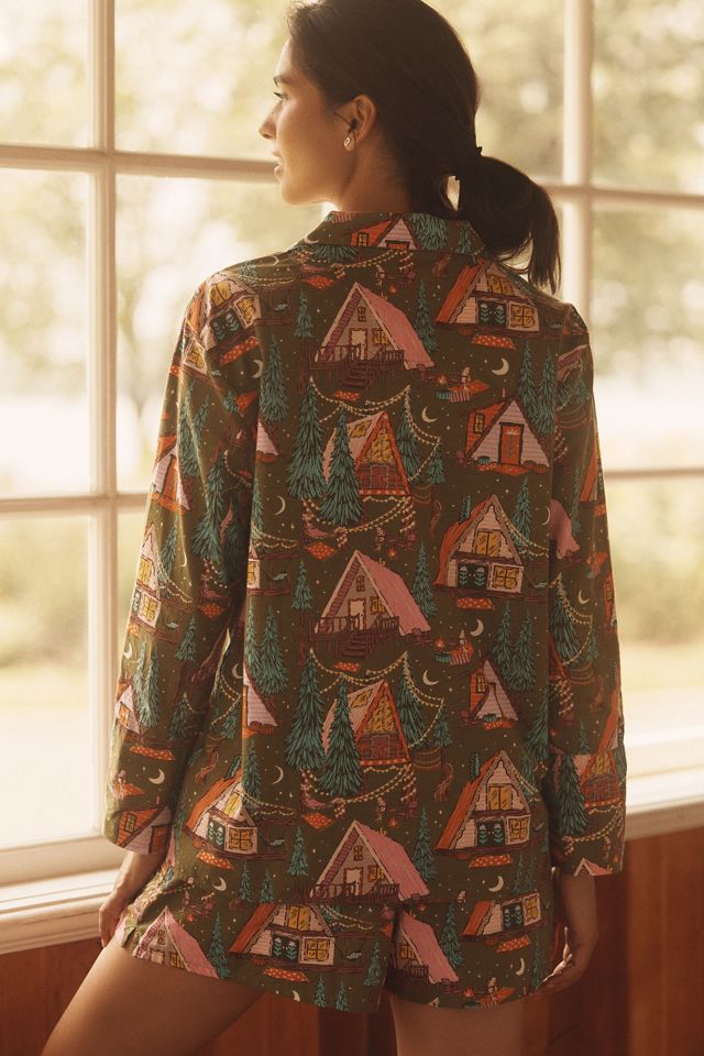 Printfresh Bonfire Stories Long-Sleeve Pajama Set #1