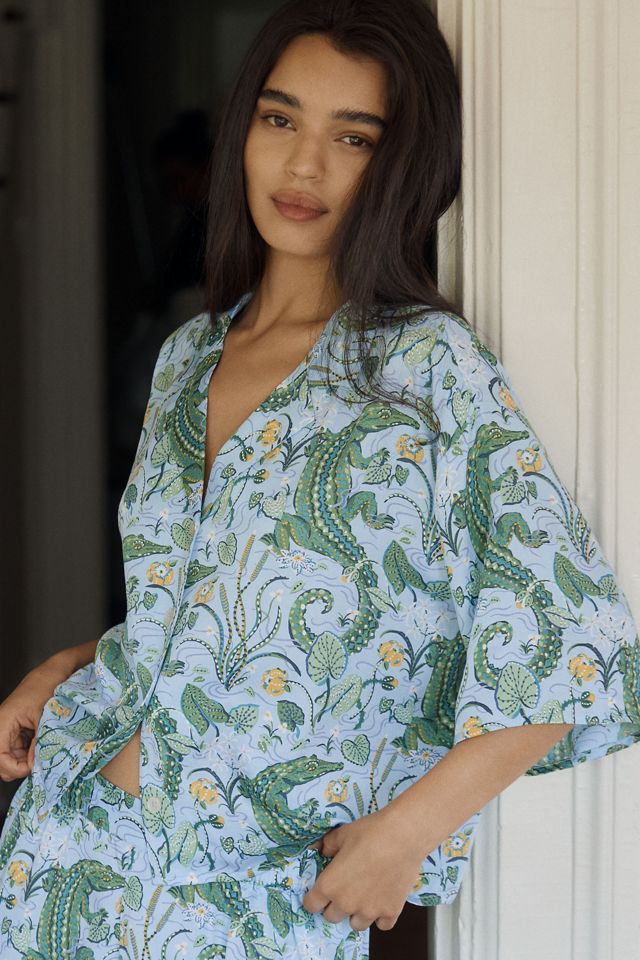 Printfresh Gator Grove Eco Satin Wildest Dream Pajama Set #1