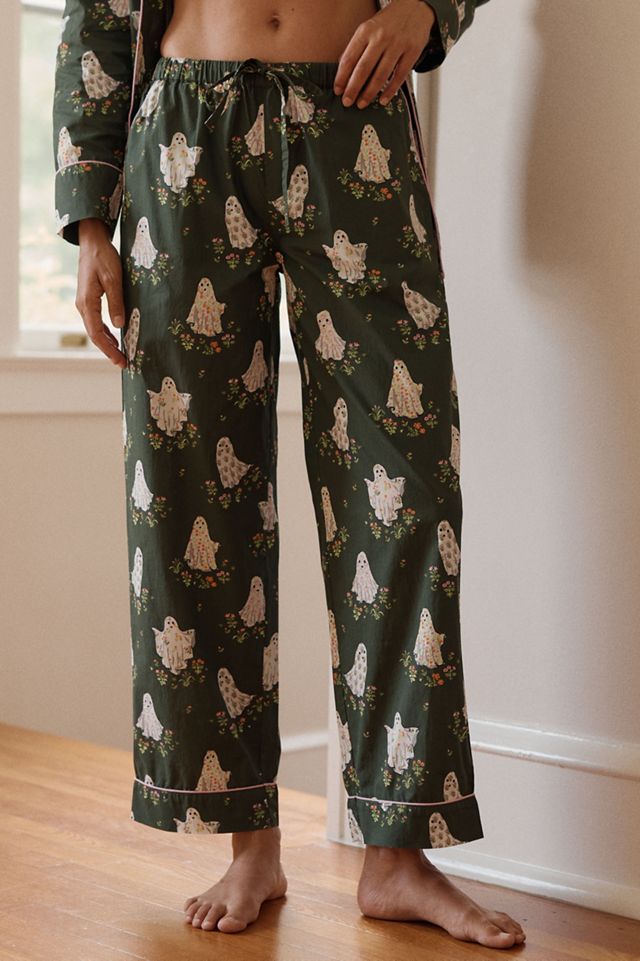 Printfresh Garden Ghosts 100% Cotton Pajama Set #2