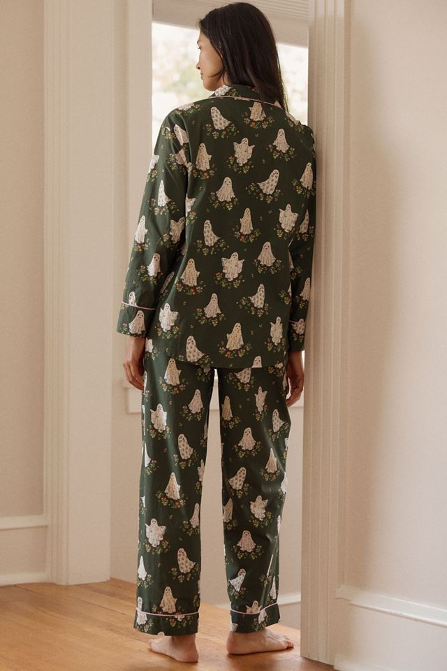 Printfresh Garden Ghosts 100% Cotton Pajama Set #3