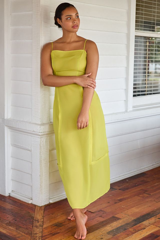 By Anthropologie Sheer Paneled Midi Dress #5