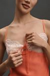 By Anthropologie Silky Lace Slip Dress
