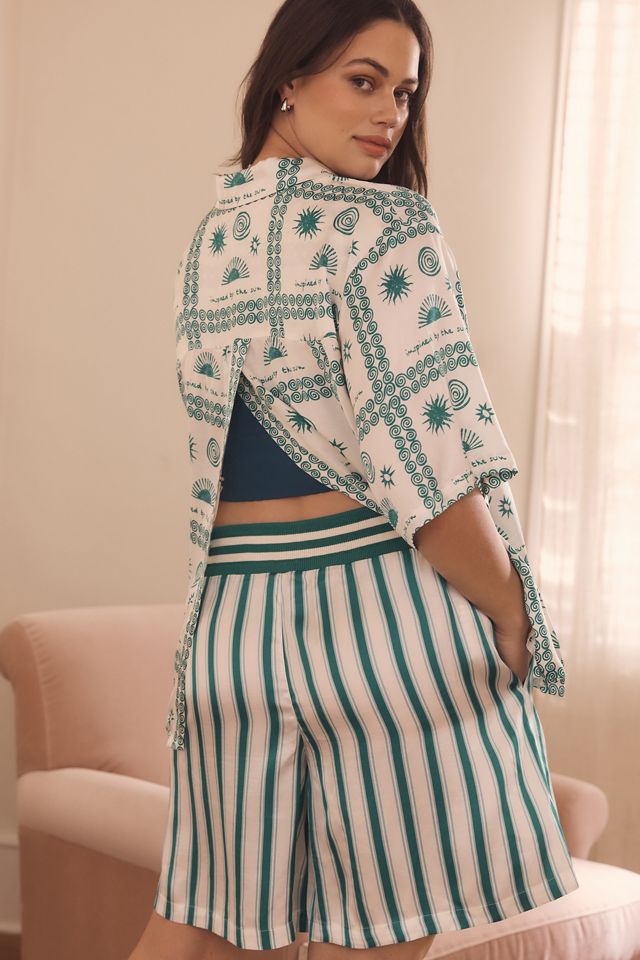 By Anthropologie Silky Bermuda Boxer Shorts #5