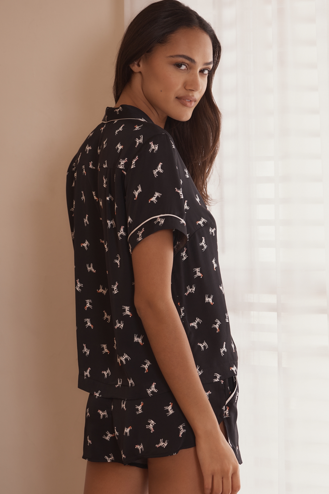 The LyreBird Silky Pajama Top