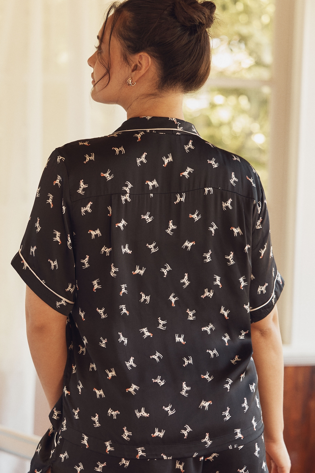 The LyreBird Silky Pajama Top