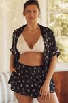 By Anthropologie Silky Patterned Top
