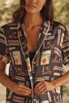 By Anthropologie Silky Patterned Top
