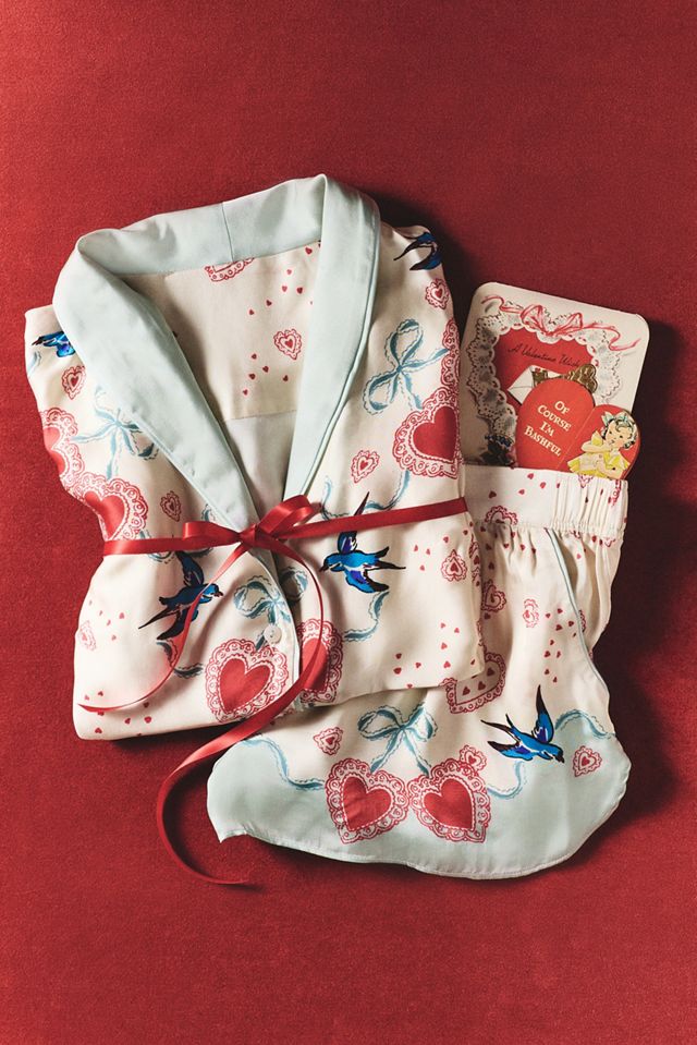 By Anthropologie Silky Pajama Shorts