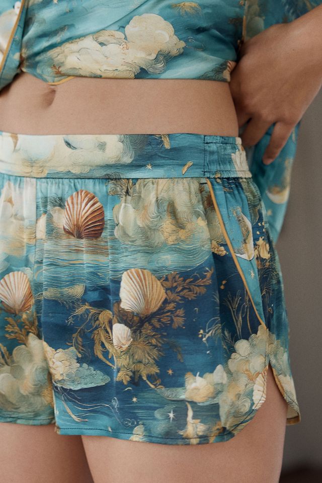 Lyrebird Neela Pajama Shorts in Silky #1