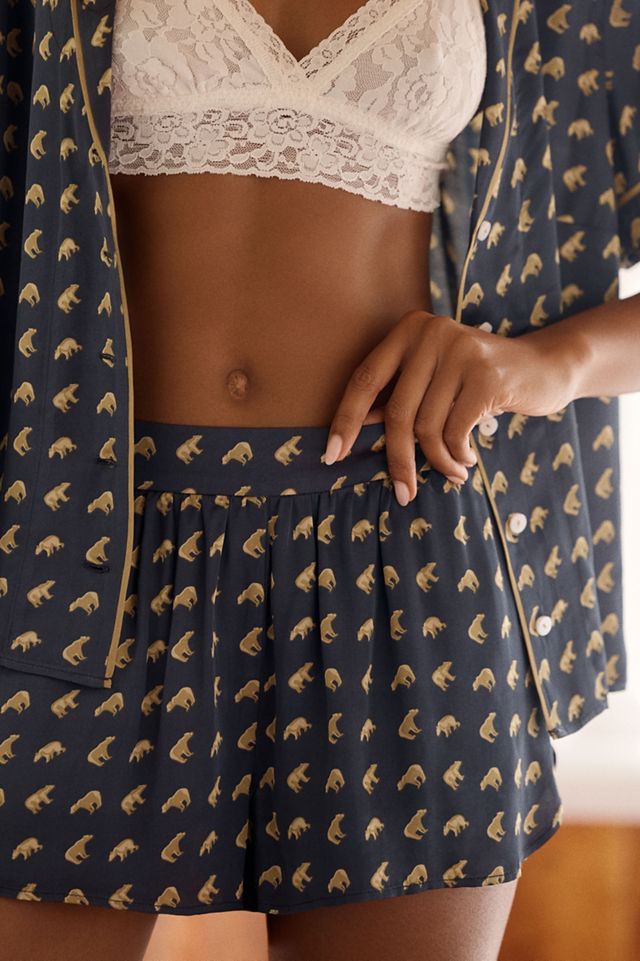 Lyrebird Neela Pajama Shorts in Silky #1