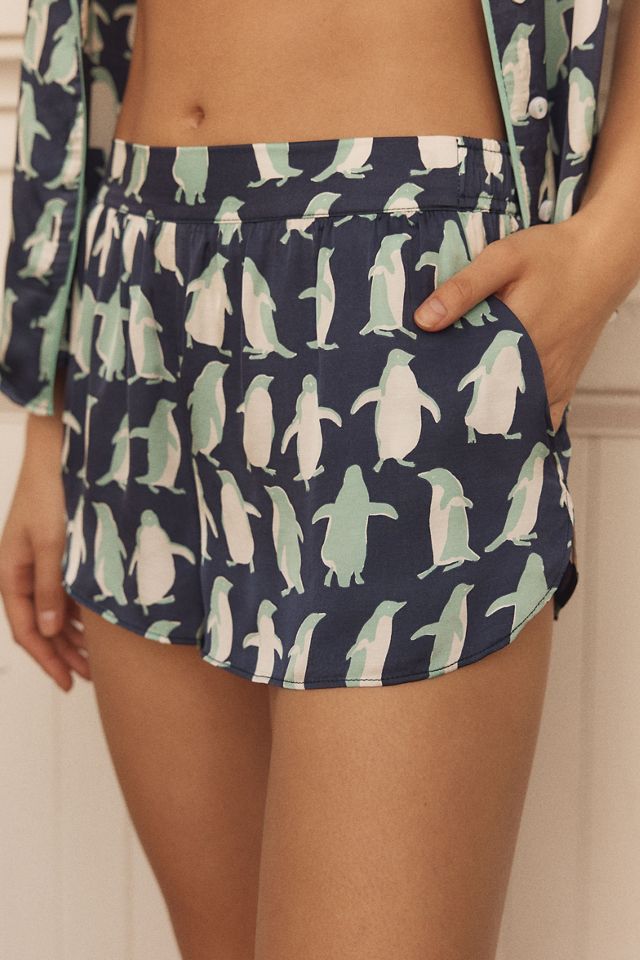 The LyreBird Silky Pajama Shorts #1