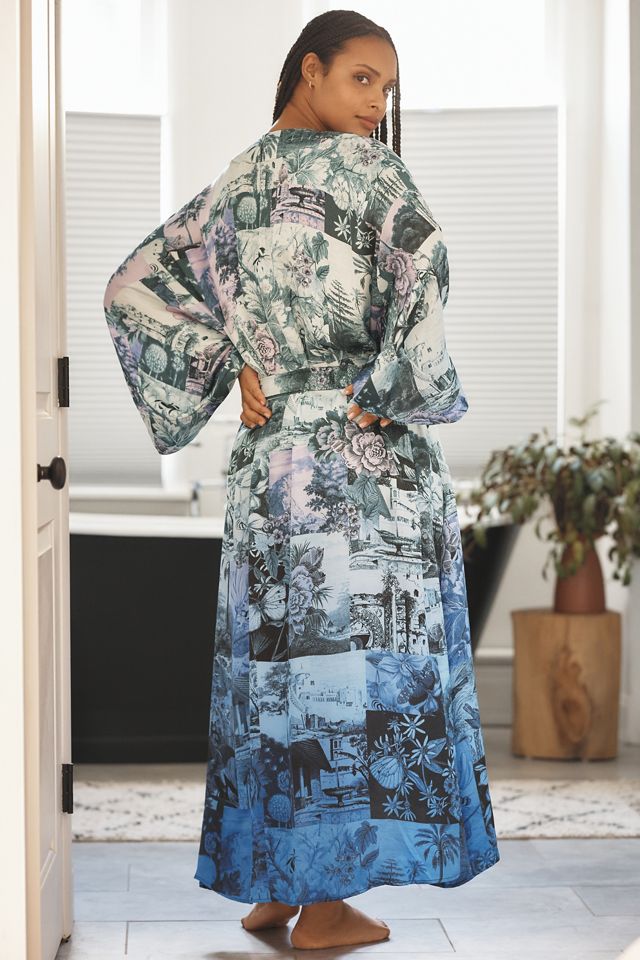 By Anthropologie Silky Robe #5
