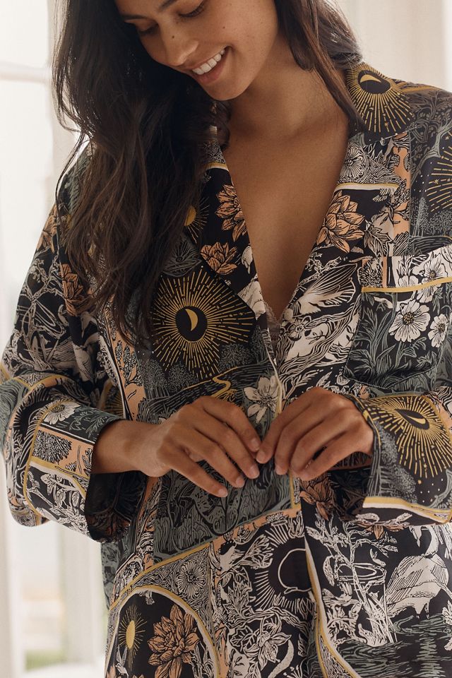 By Anthropologie Oversized Button-Front Pyjama Shirt #2