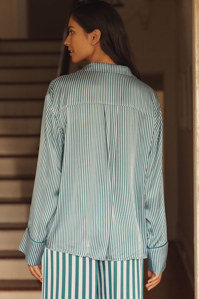 The LyreBird Silky Oversized Pajama Shirt #2