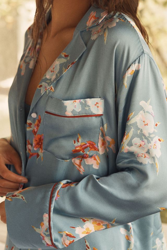 The LyreBird Silky Oversized Pajama Shirt #2
