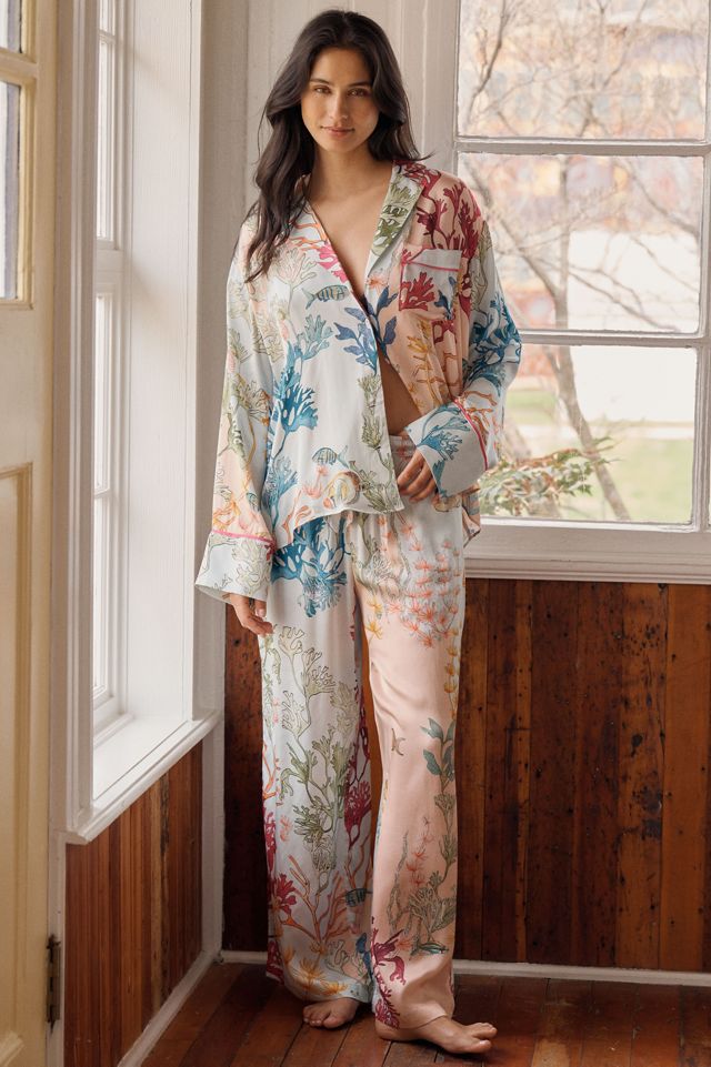 Lyrebird Neela Oversized Pajama Shirt in LB Silky #2