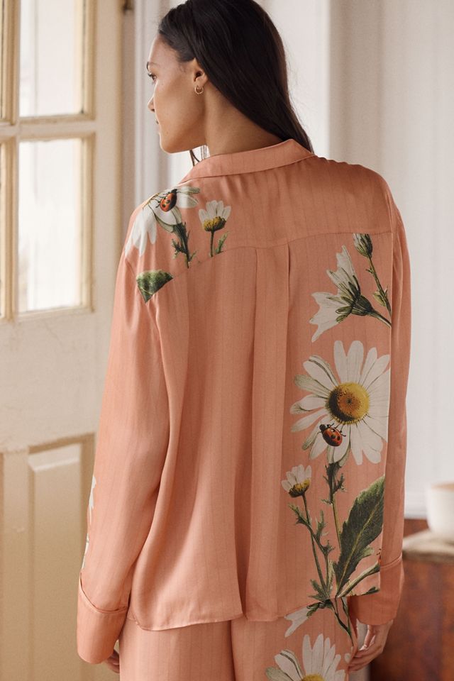 Lyrebird Neela Oversized Pajama Shirt in LB Silky #1