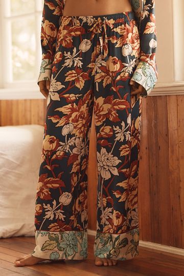 By Anthropologie Oversized Button-Front Pajama Shirt