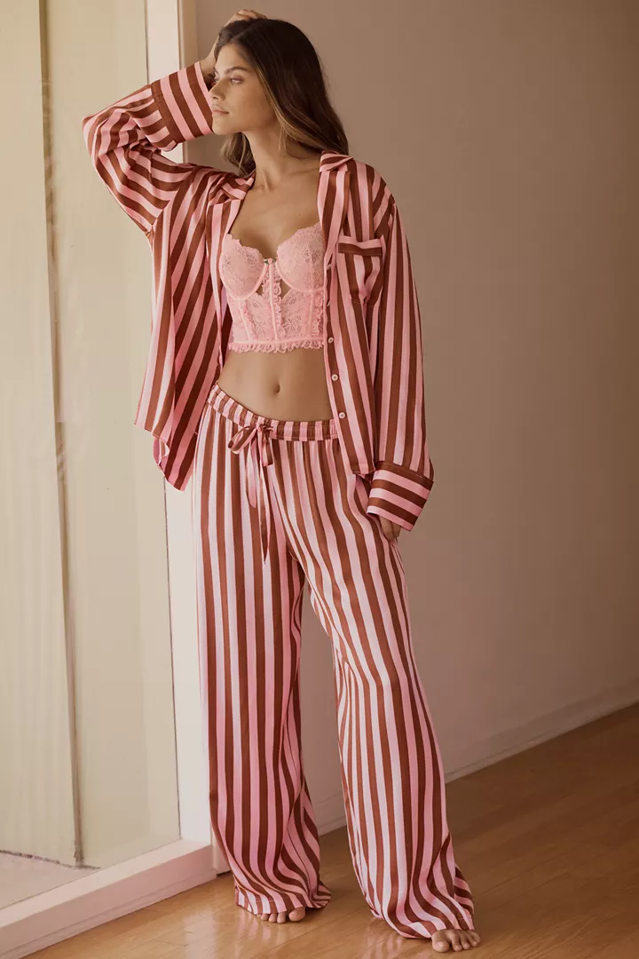 By Anthropologie Silky Pajama Pants