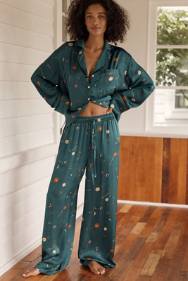 Lyrebird Neela Pajama Pants In Blue