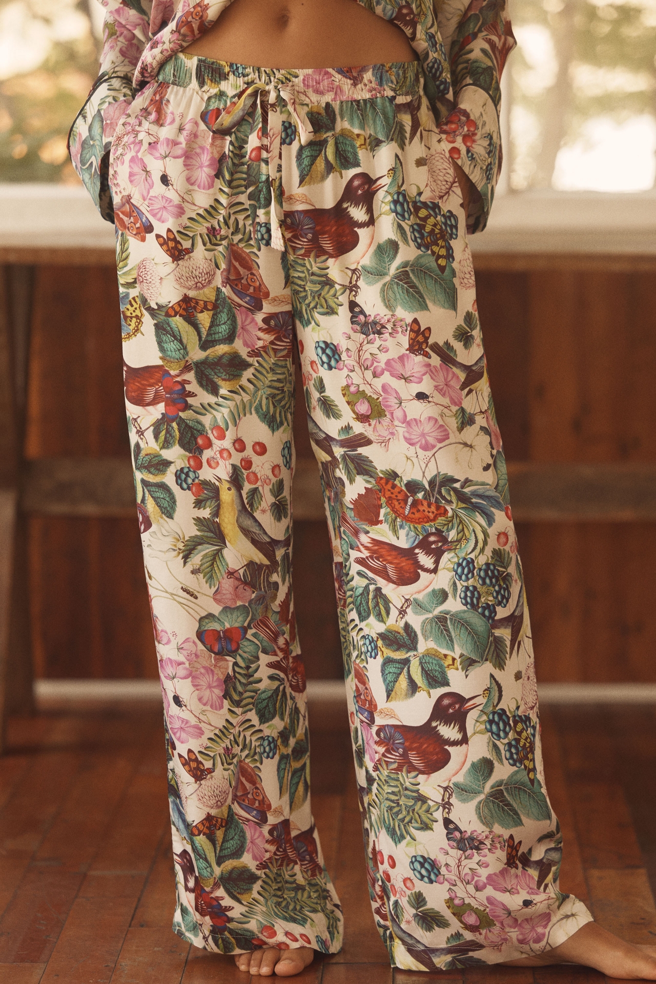 By Anthropologie Silky Pajama Pants