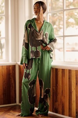 By Anthropologie Silky Pyjama Bottoms