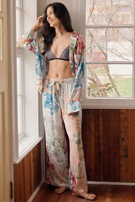 LyreBird Cloud Flannel Pajama Pants | Anthropologie