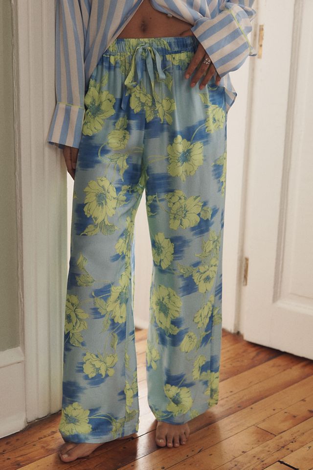 Bas de pyjama en soie By Anthropologie #1