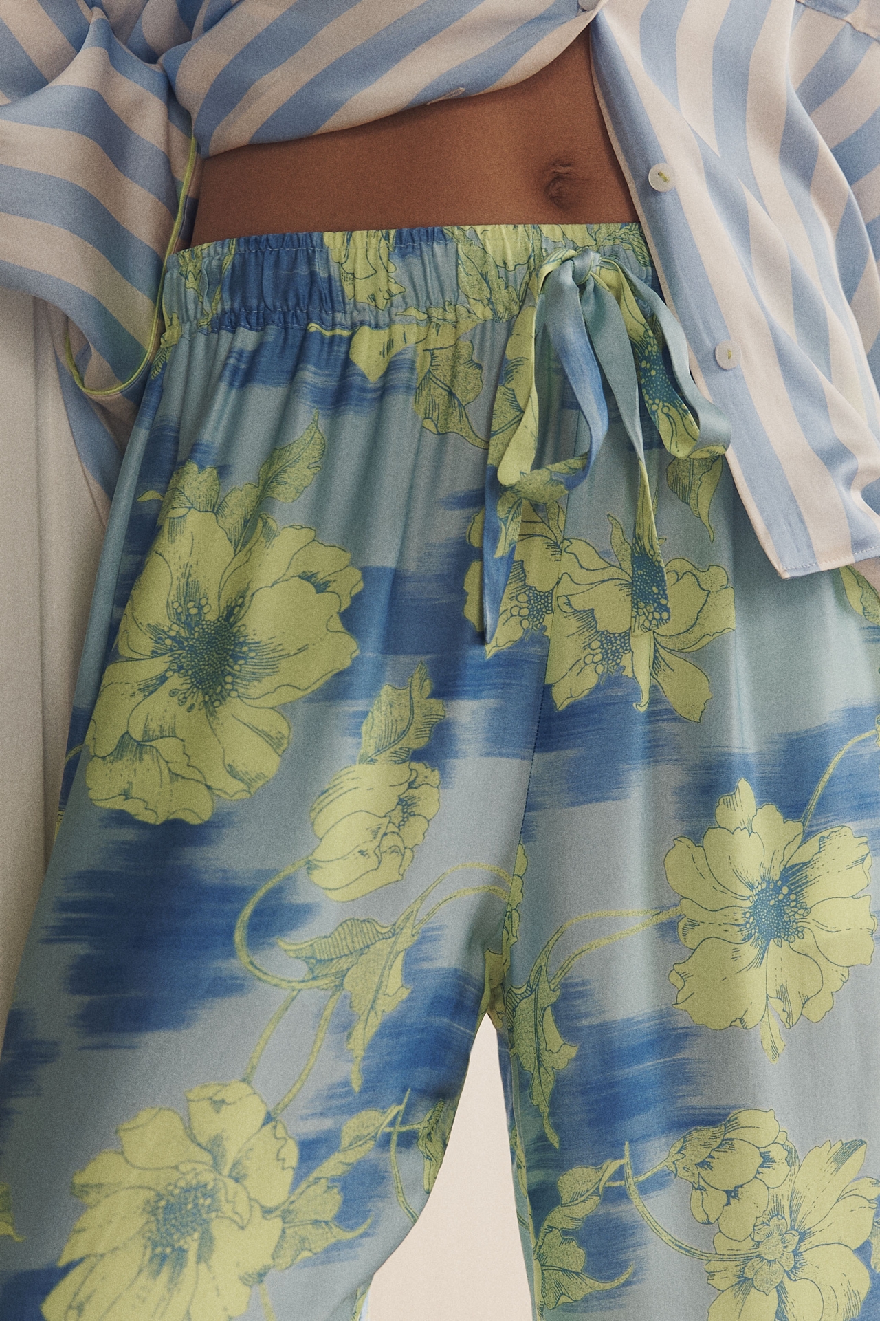 The LyreBird Silky Pajama Pants