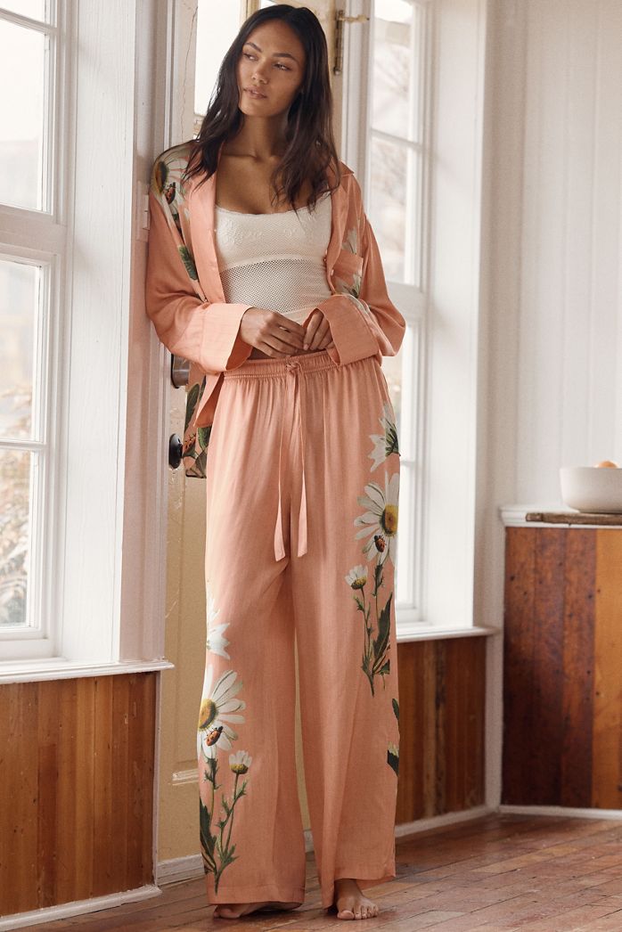 By Anthropologie Silky Pyjama Bottoms