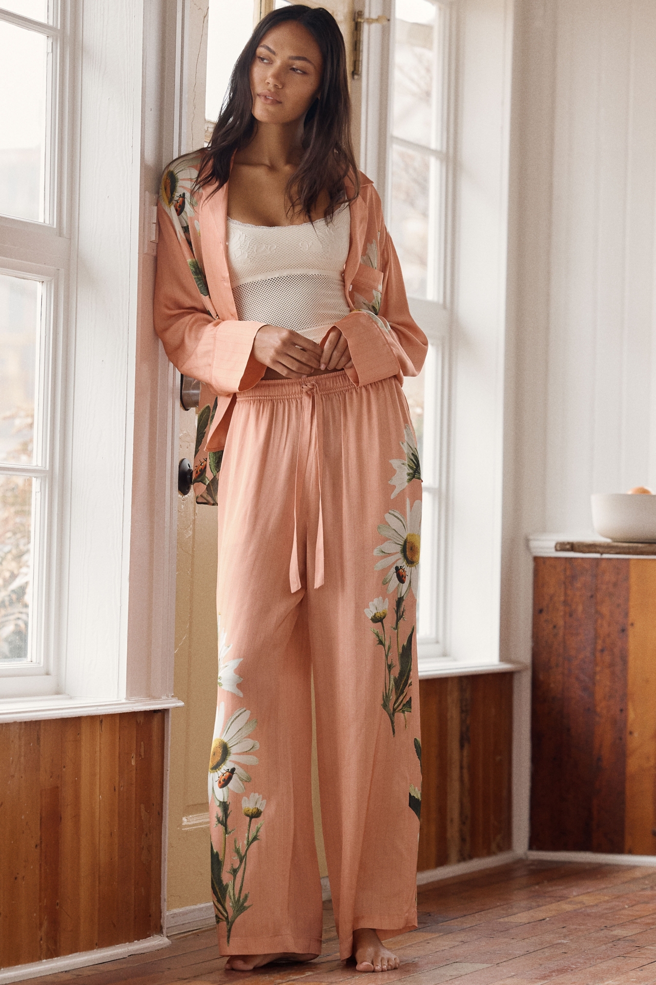 The LyreBird Silky Pajama Pants