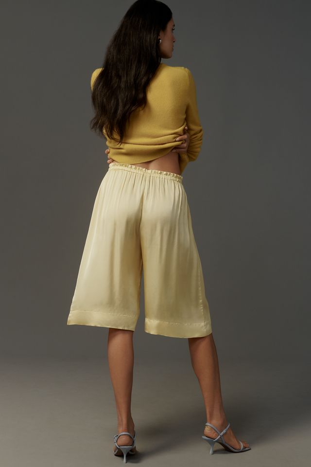 By Anthropologie Silky Culotte Shorts #3
