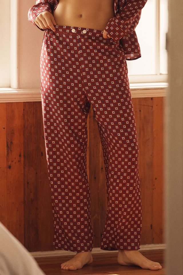 LyreBird Silky Slim Pajama Pants #1