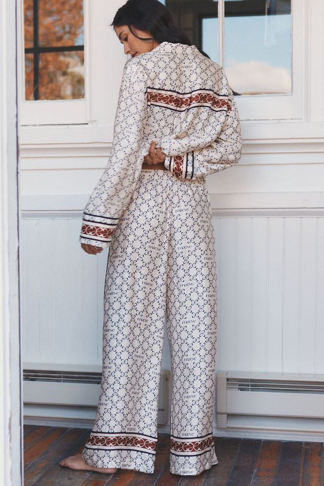 Maeve Silky Wide-Leg Pajama Pants #2