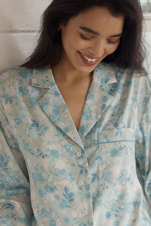 LyreBird Long-Sleeve Buttondown Pajama Top #1