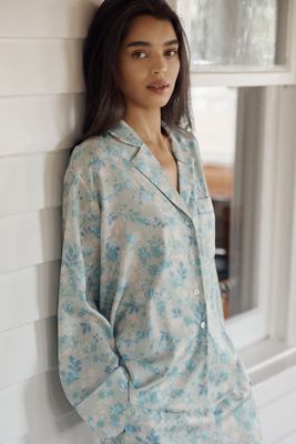 LyreBird Long-Sleeve Buttondown Pajama Top