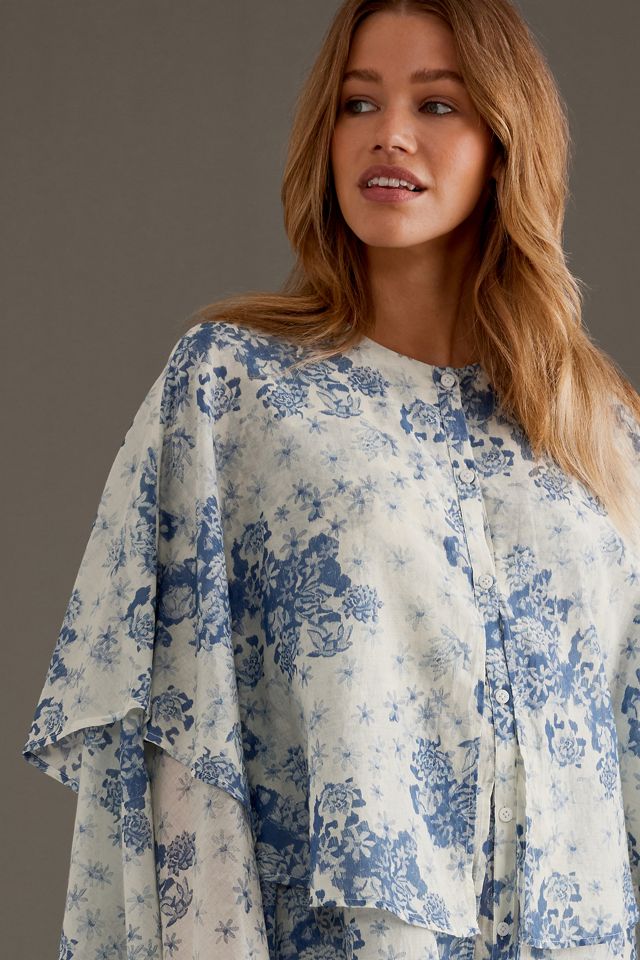 Camicia da Notte in Cotone a Strati Floataway di Desmond & Dempsey #2