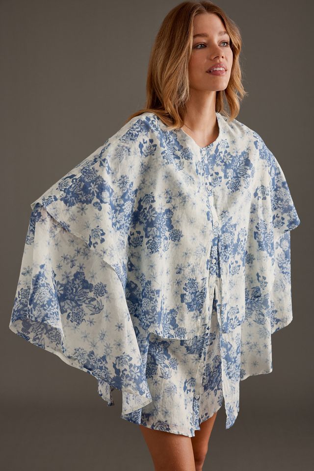 Camicia da Notte in Cotone a Strati Floataway di Desmond & Dempsey #4