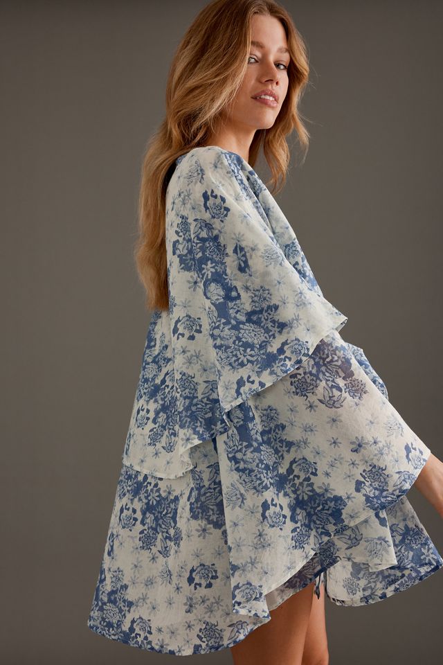 Camicia da Notte in Cotone a Strati Floataway di Desmond & Dempsey #5