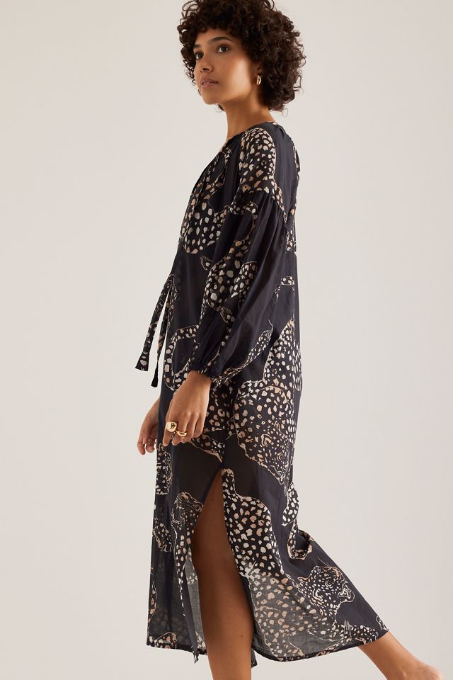 Desmond & Dempsey Kaftan-Nachthemd mit Blouson-Ärmeln #4