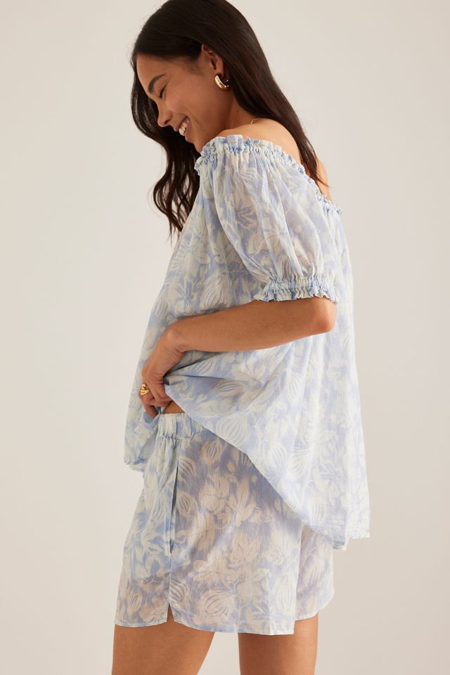 Desmond & Dempsey Idyllic Short Pyjama Set #1