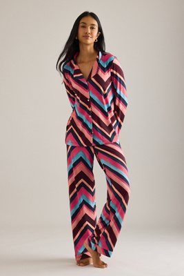 Desmond & Dempsey Milou Jersey Long Pyjama Set